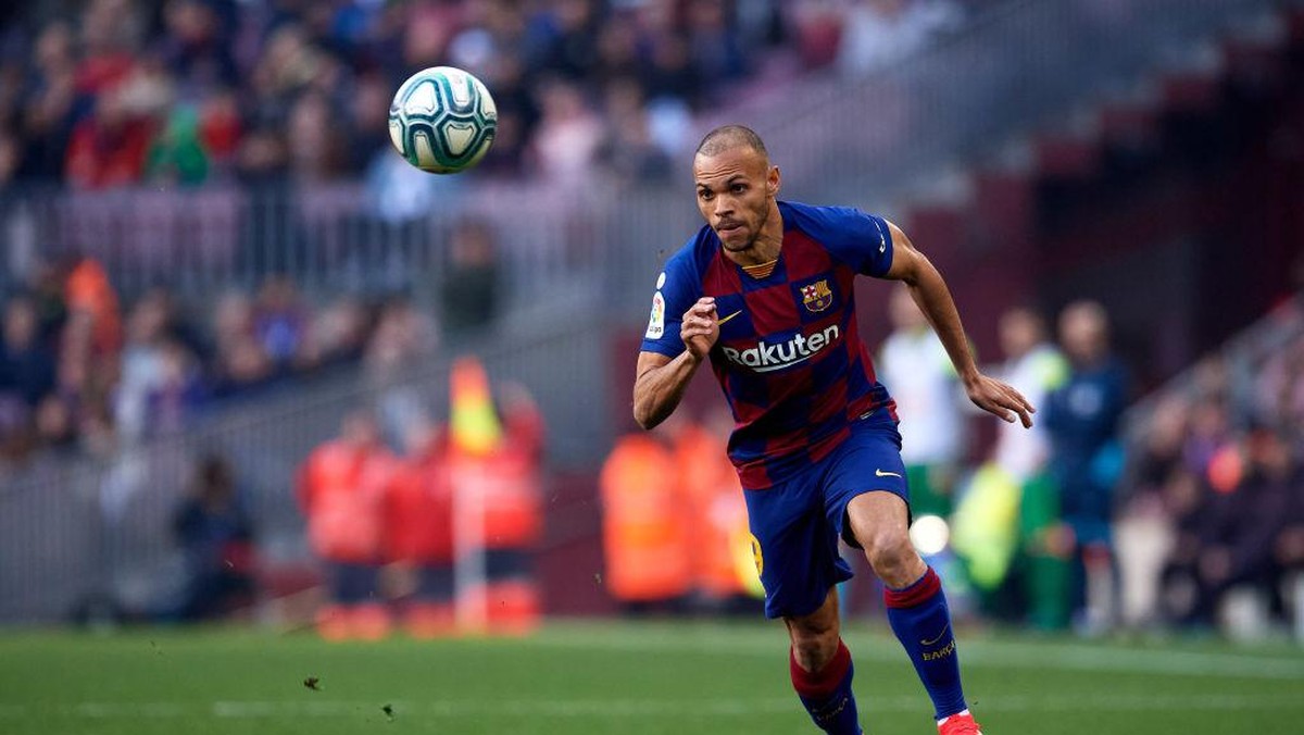 Martin Braithwaite siap dilepas demi Memphis Depay (Getty Images/Alex Caparros)