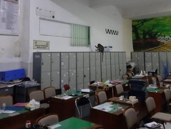 Nakal, Seekor Monyet Masuk SMPN 4 Surabaya dan Bikin Panik Guru