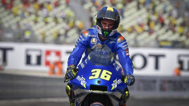 Joan Mir di MotoGP Emilia Romagna 2020.