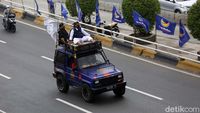 Potret Massa FPI Lintasi S Parman