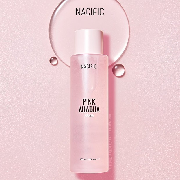 Toner dari nacific pink aha bha