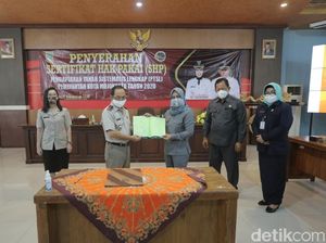 52 Tanah Aset Daerah Resmi Bersertifikat Hak Pakai Pemkot Mojokerto