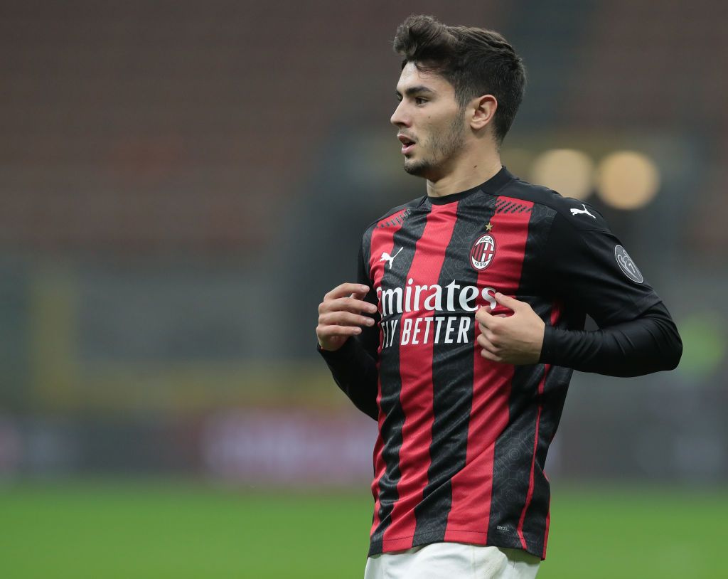 MILAN, ITALY - NOVEMBER 08:  Brahim Diaz of AC Milan looks on during the Serie A match between AC Milan and Hellas Verona FC at Stadio Giuseppe Meazza on November 8, 2020 in Milan, Italy.  (Photo by Emilio Andreoli/Getty Images)