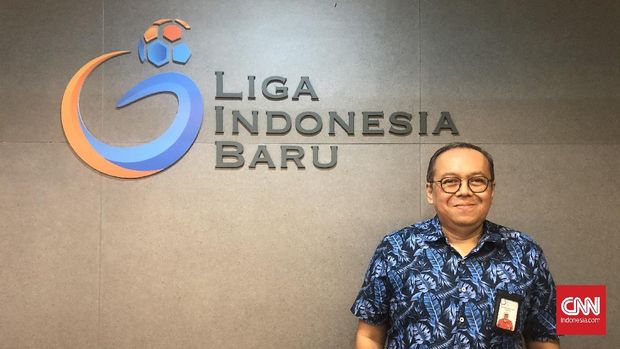 Direktur Utama PT Liga Indonesia Baru (LIB) Hadian Lukita.