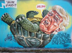 Mural Trump Jadi Kura-Kura Mejeng di Jalanan Sydney