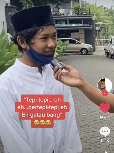 Iben bertanya potongan peribahasa kepada bocah