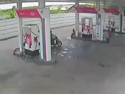 Kesaksian Pegawai soal Pria Berjaket Ojol Todongkan Pistol di SPBU Denpasar