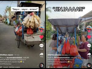 Viral Video Emak-emak Belanja Sayur Pakai Bahasa Korea-Indonesia