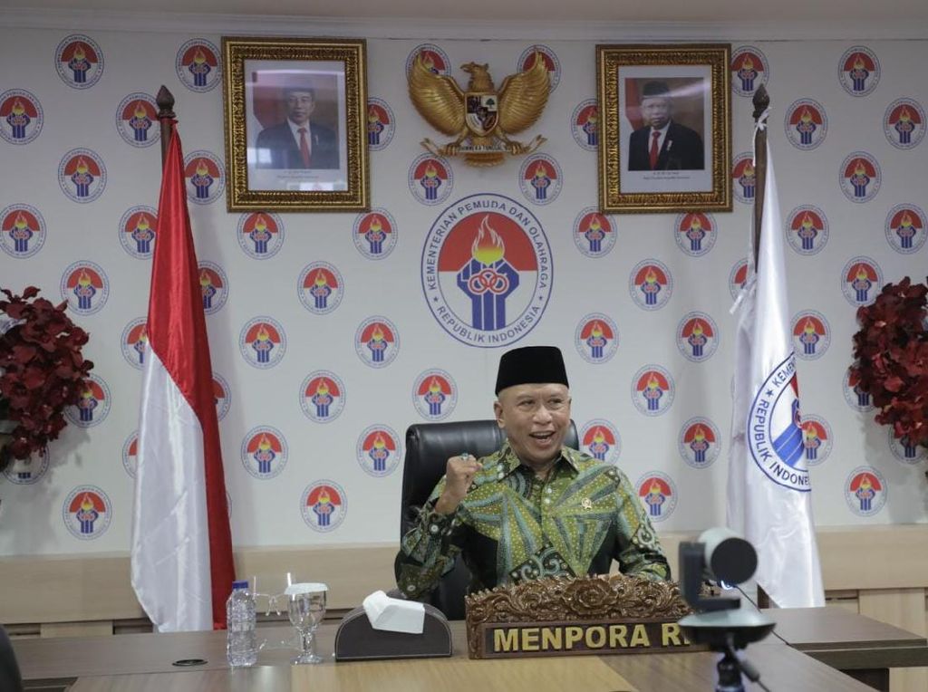 Menpora Serukan Pemuda Jadi Terdepan Sebarkan Optimisme di Tengah Pandemi Menpora Serukan Pemuda Jadi Terdepan Sebarkan Optimisme di Tengah Pandemi