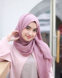 style hijab pashmina crinkle