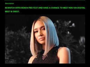 OPPO Ajak Meet & Greet Bareng NIKI, Ini Caranya