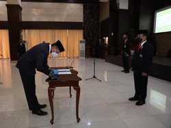 Eks Ajudan Jokowi Marsma Tonny Harjono Dilantik Jadi Sesmilpres