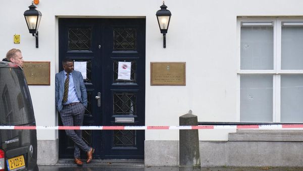 Penampakan Gedung Kedubes Arab Saudi yang Ditembaki di Belanda