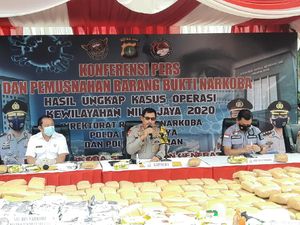Polda Metro Musnahkan 190 Kg Sabu-265 Kg Ganja Hasil Operasi Nila Jaya