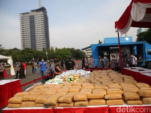 PMJ Musnahkan 1,74 Ton Narkotika Hasil Operasi Nila Jaya 2021 PMJ Musnahkan 1,74 Ton Narkotika Hasil Operasi Nila Jaya 2021