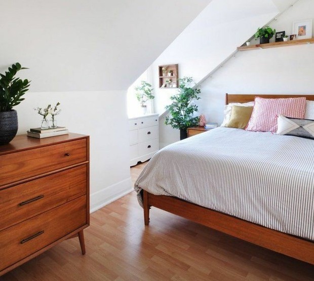 Ruangan yang terasa lega tanpa banyak printilan/Foto: Pinterest langkah-langkah decluttering