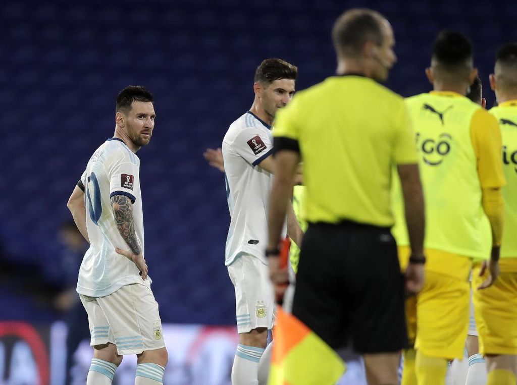 Gol Lionel Messi Dianulir, Pelatih Timnas Argentina Kritik VAR Gol Lionel Messi Dianulir, Pelatih Timnas Argentina Kritik VAR