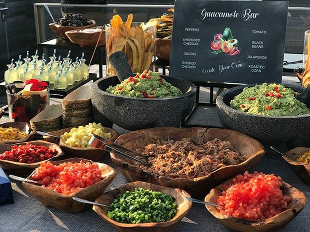 Pemilihan makanan dan penyajian katering ramah lingkungan/Foto: Pinterest Inspirasi pernikahan ramah lingkungan