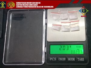 Charger Ponsel Isi 6 Paket Sabu Diselundupkan ke Lapas Tasikmalaya