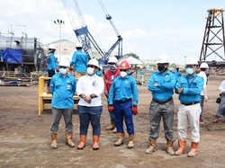 Kebut Pembangunan, PGN Saka Loadout Topside Platform Lapangan Sidayu
