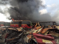 Menengok Lokasi Jagal Bus TransJakarta Sebelum Terbakar