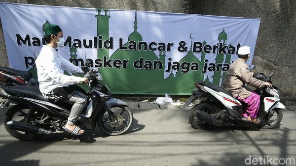 Suasana Pasca Maulid Nabi yang Dihadiri Habib Rizieq di Tebet