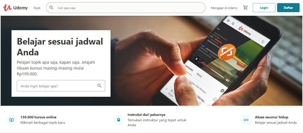 Udemy/udemy.com Perdalam skill mu dengan online course udemy/udemy.com