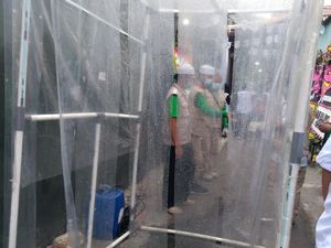 Panitia Pernikahan Putri Habib Rizieq Sediakan Bilik Disinfektan