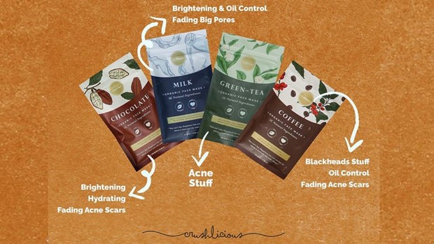 Crushlicious Milk Organic Face Mask/ Foto: Instagram.com/crushlicious_id Crushlicious Milk Organic Face Mask adalah masker wajah organik yang mencerahkan dan mengontrol minyak berlebih serta mengecilkan pori-pori