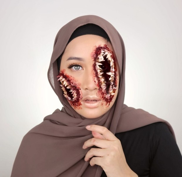 Foto:instagram.com/yuliafirstian/ 8 Makeup Karakter dari Yulia Firstian