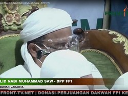 Isi Ceramah Maulid Nabi, Habib Rizieq Pakai Masker dan Face Shield