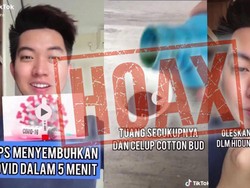 Viral Tips Sembuhkan COVID-19 dalam Waktu 5 Menit, Dokter Paru Pastikan Hoax!
