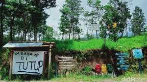 Potret Objek Wisata Kali Talang yang Ditutup karena Merapi Siaga