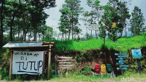Potret Objek Wisata Kali Talang yang Ditutup karena Merapi Siaga