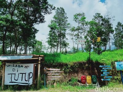 Potret Objek Wisata Kali Talang yang Ditutup karena Merapi Siaga