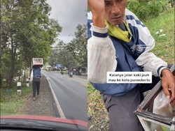 Salut! Penjual Tahu Ini Jalan Kaki Berkilo-kilo Meter Demi Cari Pelanggan