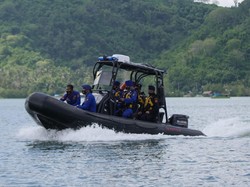 Polda NTB, Bea Cukai & TNI AL Patroli Bersama di Perairan Lembar NTB