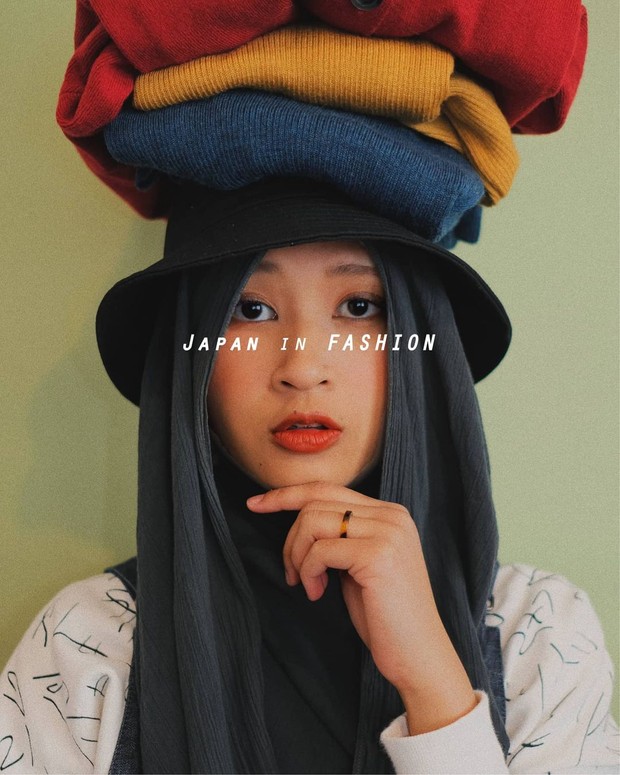 Aufa sejak kecil tinggal di Tokyo, Jepang. Sumber: Instagram @aufatokyo Rahmalia Aufa Yazid