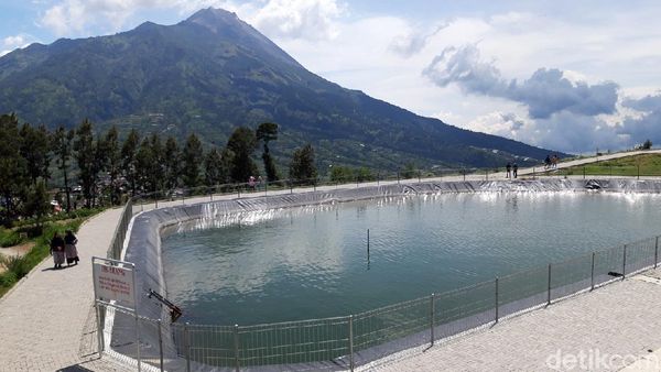 Foto: Merapi Siaga, Embung Manajar Boyolali Sepi