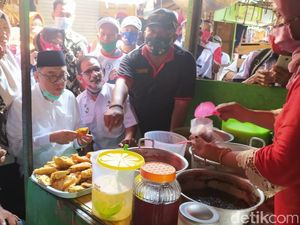 Pedagang Pasar Krian Antusias Sambut Calon Pemimpin Sidoarjo