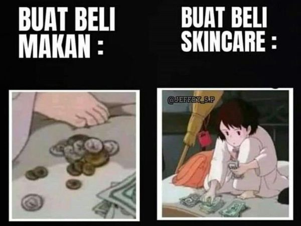 10 Meme Kocak Nyindir Cewek Yang Terobsesi Punya Wajah Putih Jangan Diketawain Boombastis