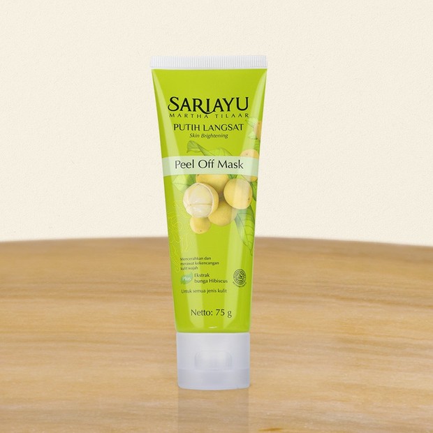 Sariayu Peel Off Mask/shoope.co.id Sariayu Peel Off Mask bisa dijadikan pilihan masker yang tepat untuk mencerahkan wajah