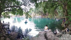 Foto: Talaga Biru Cicerem yang Hits di Kuningan