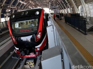 Terkini! Penampakan Stasiun LRT Taman Mini