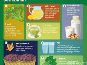 7 Makanan Sehat yang Kalau Berlebihan Malah Jadi Penyakit