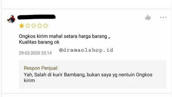 8 Balasan Nyeleneh Penjual Olshop Tanggapi Komplain Pembeli, Ngena Banget!