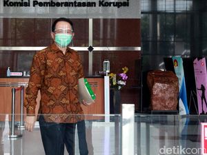 Eks Ketua DPR Marzuki Alie Diperiksa KPK