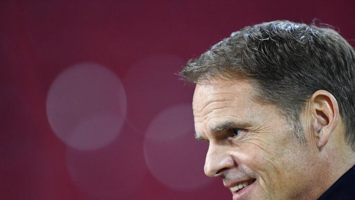 Frank de Boer Netherlands coach Frank de Boer smiles during an interview prior to the UEFA Nations League soccer match between The Netherlands and Bosnia and Herzegovina at the Johan Cruyff ArenA in Amsterdam, Netherlands, Sunday, Nov. 15, 2020. (John Thys/Pool via AP)