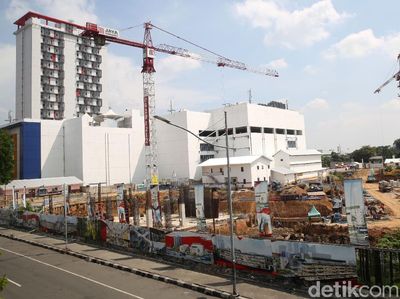 Pembangunan Pasar Senen Blok 1 dan 2 Dikebut