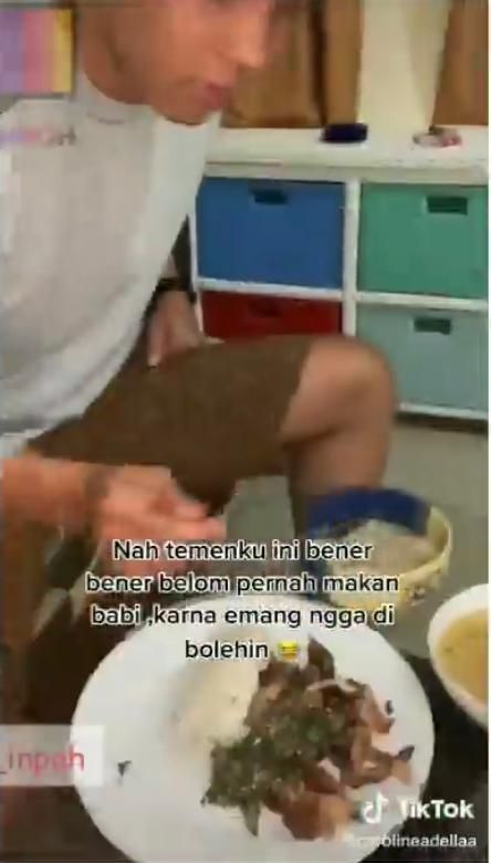 Prank Teman Makan Daging Babi, Wanita Ini Dihujat Netizen